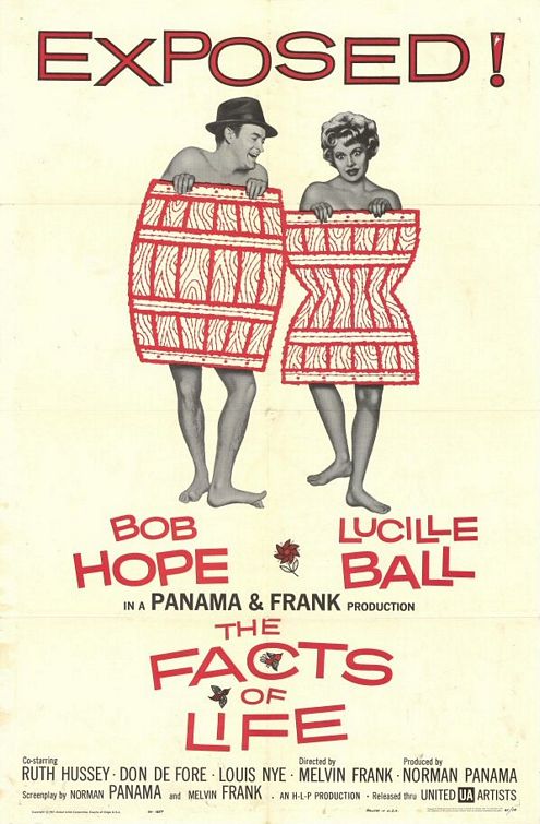 the movie poster: The Facts of Life (1960)