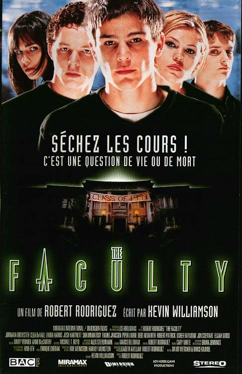 the movie poster: The Faculty (1998) ver2