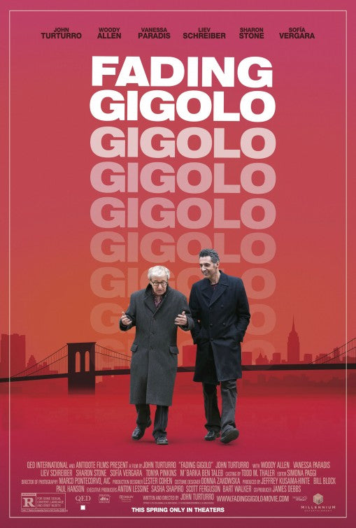1000 piece jigsaw puzzle for the movie poster: Fading Gigolo (2013) ver3