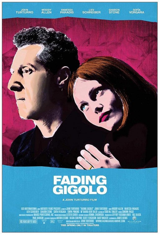1000 piece jigsaw puzzle for the movie poster: Fading Gigolo (2013) ver8