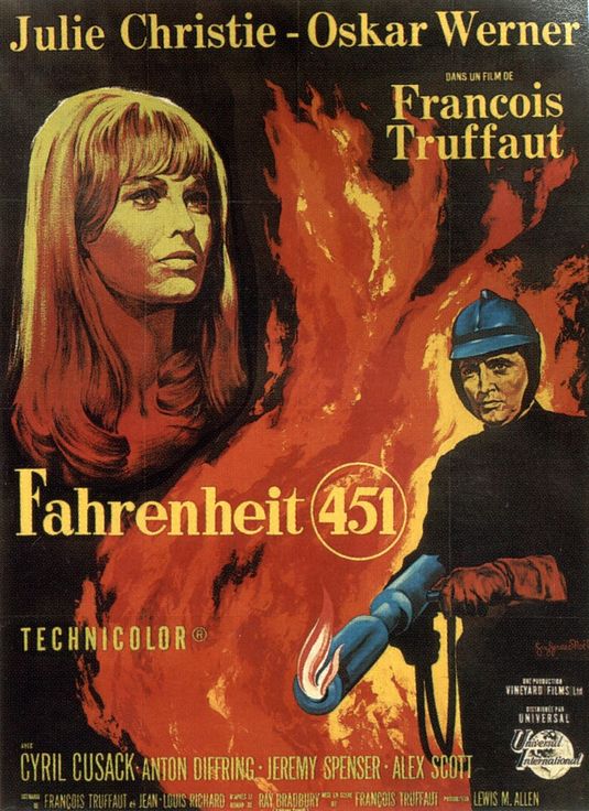 the movie poster: Fahrenheit 451 (1966)