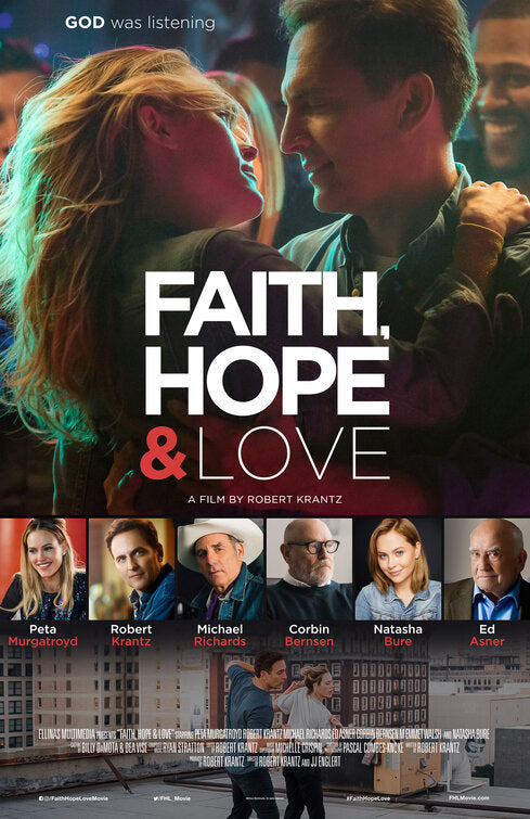 1000 piece jigsaw puzzle for the movie poster: Faith, Hope & Love (2019)
