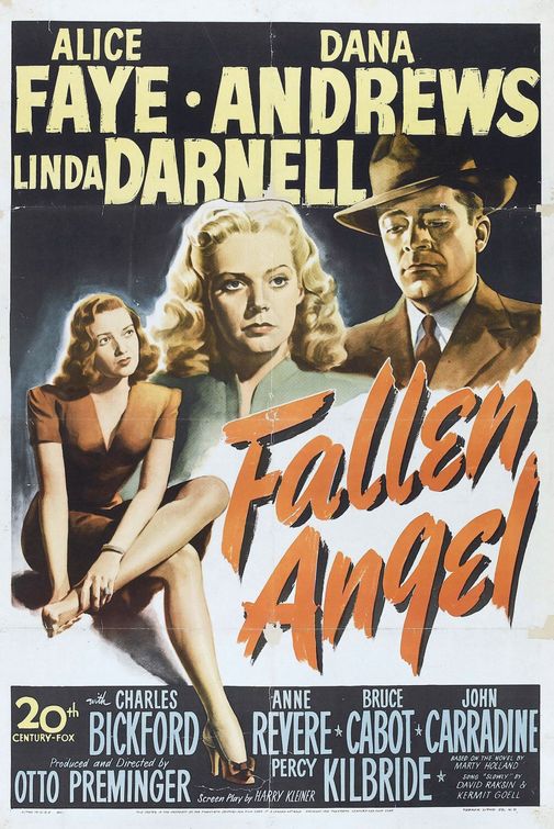 the movie poster: Fallen Angel (1945)
