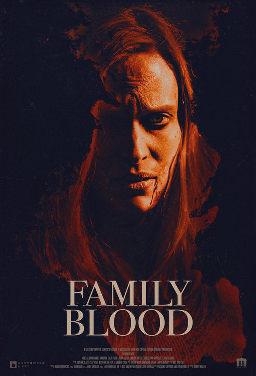 1000 piece jigsaw puzzle for the movie poster: Family Blood (2018)