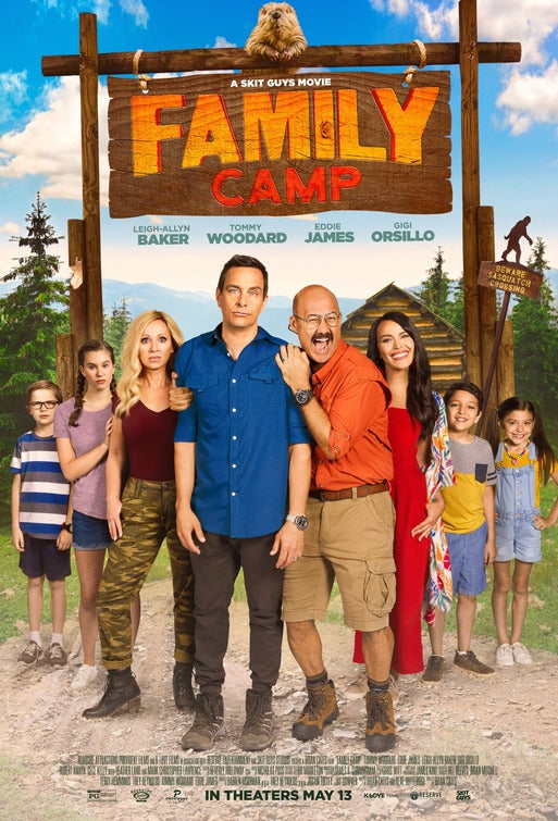 1000 piece jigsaw puzzle for the movie poster: Family Camp (2022)