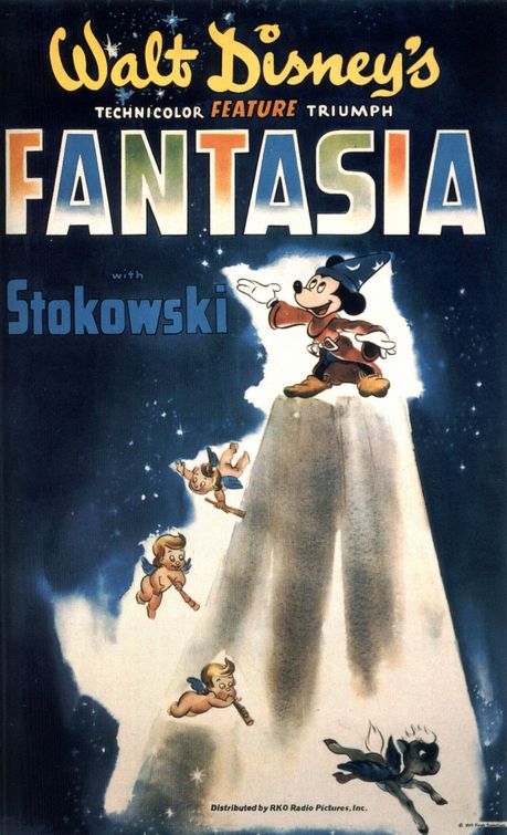 the movie poster: Fantasia (1940)