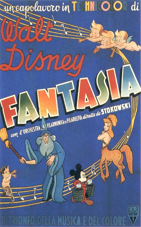 the movie poster: Fantasia (1940) ver4