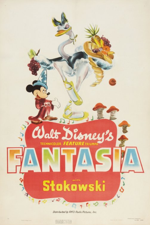 1000 piece jigsaw puzzle for the movie poster: Fantasia (1940) ver9