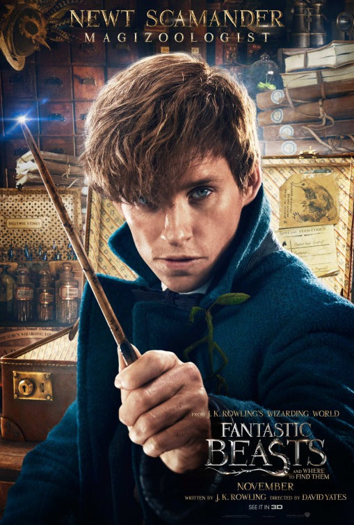 1000 piece jigsaw puzzle for the movie poster: Fantastic Beasts and Where to Find Them (2016) ver10