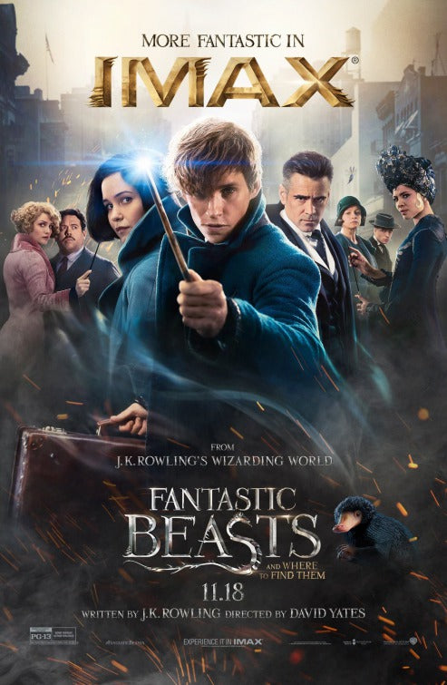 1000 piece jigsaw puzzle for the movie poster: Fantastic Beasts and Where to Find Them (2016) ver16