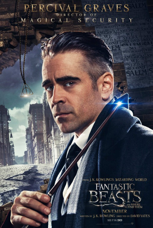 1000 piece jigsaw puzzle for the movie poster: Fantastic Beasts and Where to Find Them (2016) ver7