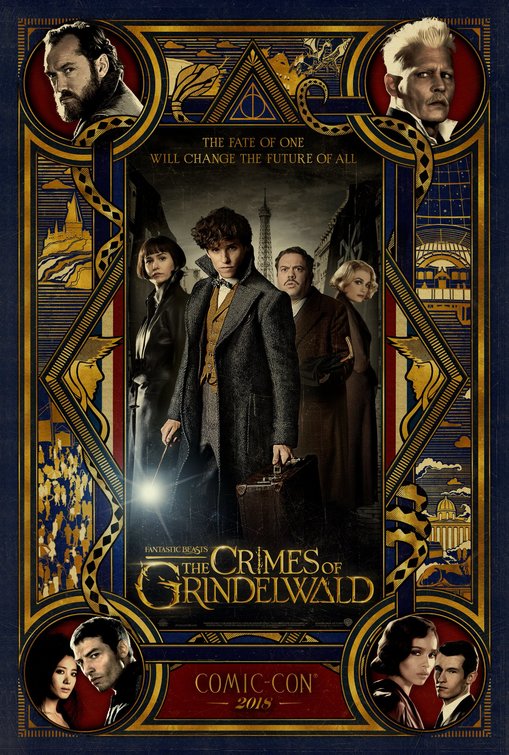 1000 piece jigsaw puzzle for the movie poster: Fantastic Beasts: The Crimes of Grindelwald (2018) ver2