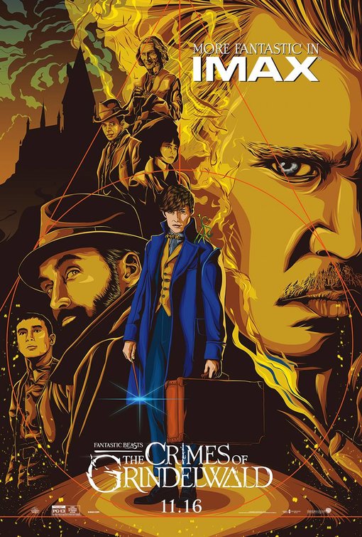 1000 piece jigsaw puzzle for the movie poster: Fantastic Beasts: The Crimes of Grindelwald (2018) ver31