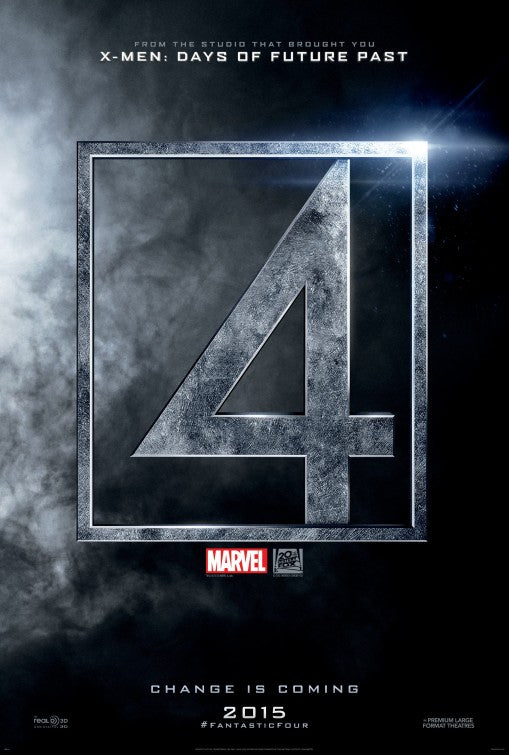 1000 piece jigsaw puzzle for the movie poster: The Fantastic Four (2015)