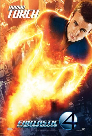 the movie poster: Fantastic Four: Rise of the Silver Surfer (2007) ver13
