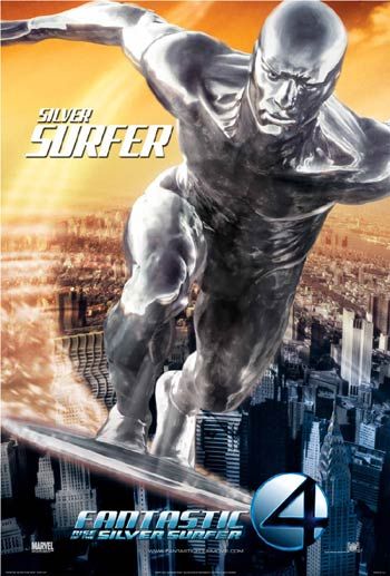 the movie poster: Fantastic Four: Rise of the Silver Surfer (2007) ver14