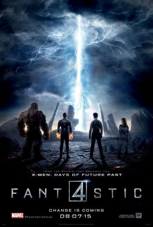 1000 piece jigsaw puzzle for the movie poster: The Fantastic Four (2015) ver2