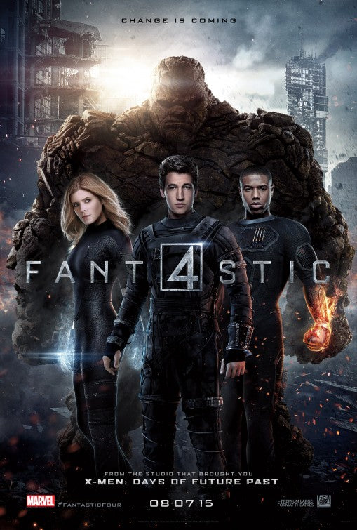 1000 piece jigsaw puzzle for the movie poster: The Fantastic Four (2015) ver3