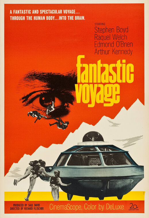 1000 piece jigsaw puzzle for the movie poster: Fantastic Voyage (1966) ver3