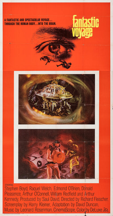 1000 piece jigsaw puzzle for the movie poster: Fantastic Voyage (1966) ver6
