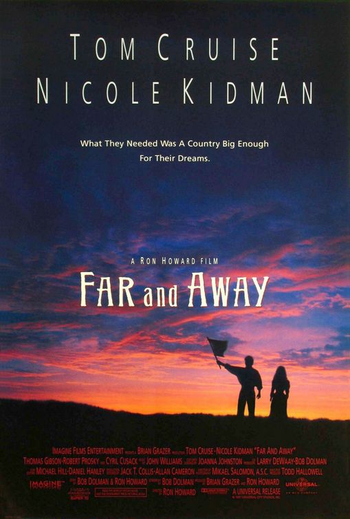 the movie poster: Far and Away (1992) ver2