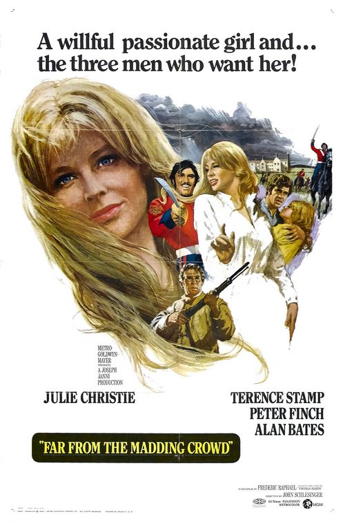 the movie poster: Far from the Madding Crowd (1967)