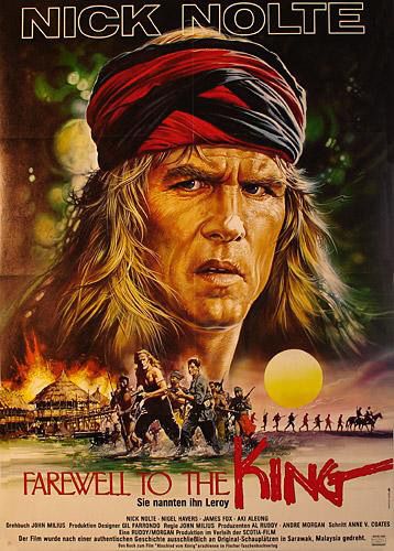 the movie poster: Farewell to the King (1989) ver2