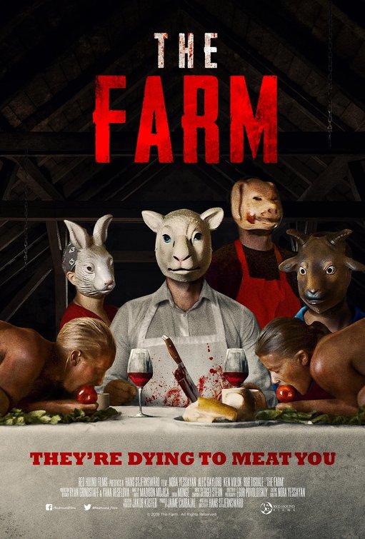 1000 piece jigsaw puzzle for the movie poster: The Farm (2018)