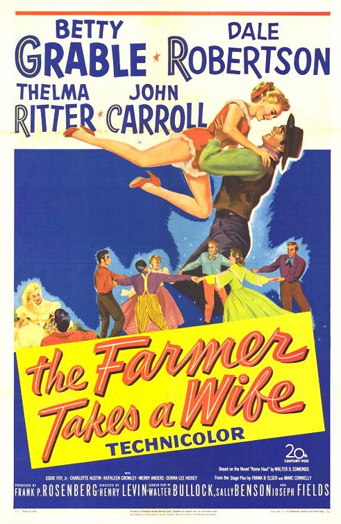 the movie poster: The Farmer Takes a Wife (1953)