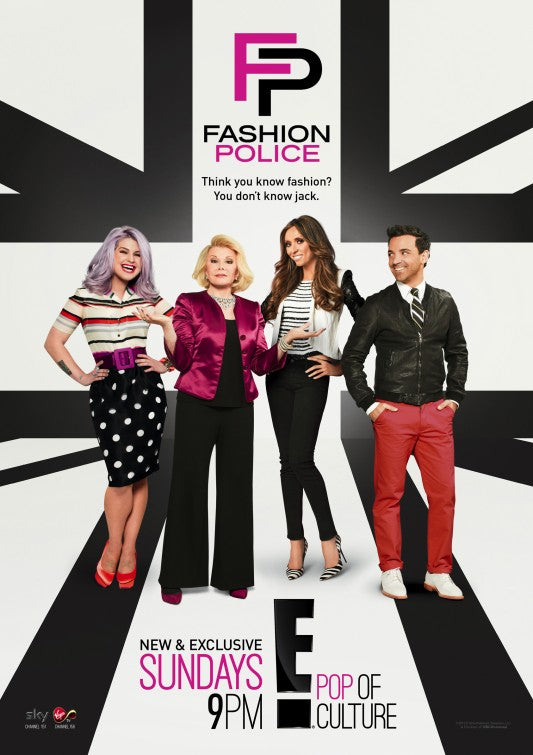 1000 piece jigsaw puzzle for tv poster: Fashion Police UK