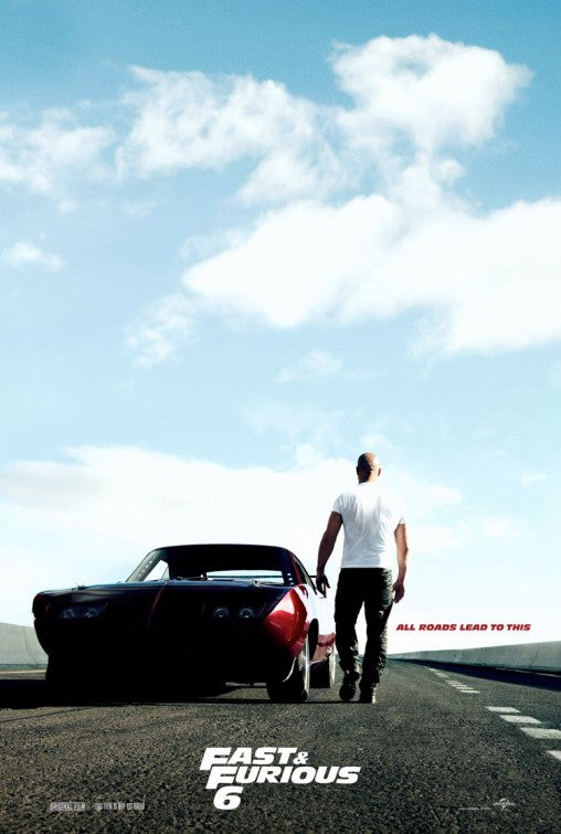 1000 piece jigsaw puzzle for the movie poster: Fast & Furious 6 (2013)