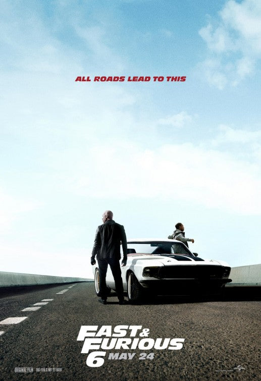 1000 piece jigsaw puzzle for the movie poster: Fast & Furious 6 (2013) ver5