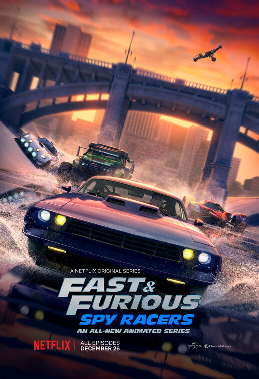 1000 piece jigsaw puzzle for tv poster: Fast & Furious: Spy Racers