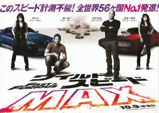 1000 piece jigsaw puzzle for the movie poster: Fast & Furious (2009) ver5