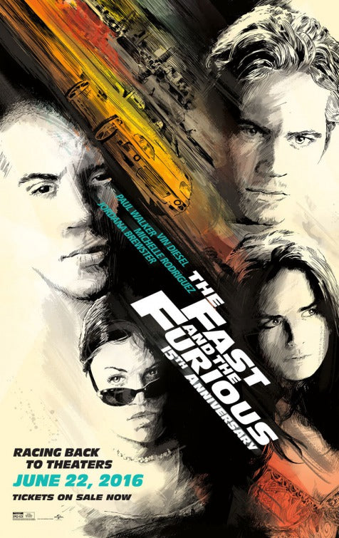1000 piece jigsaw puzzle for the movie poster: The Fast and the Furious (2001) ver2