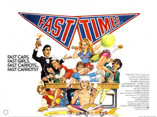 1000 piece jigsaw puzzle for the movie poster: Fast Times at Ridgemont High (1982) ver3