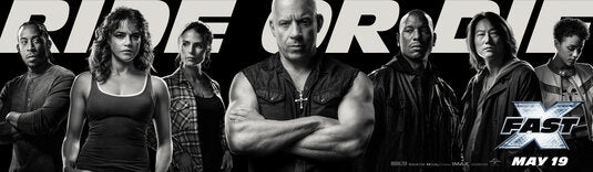 1000 piece jigsaw puzzle for the movie poster: Fast X (2023) ver22