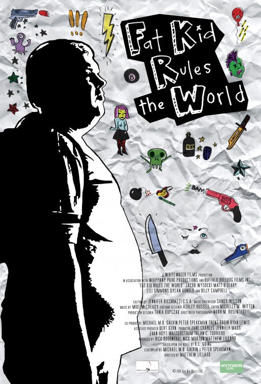 1000 piece jigsaw puzzle for the movie poster: Fat Kid Rules the World (2012)