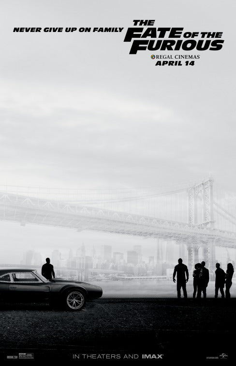 1000 piece jigsaw puzzle for the movie poster: The Fate of the Furious (2017) ver11