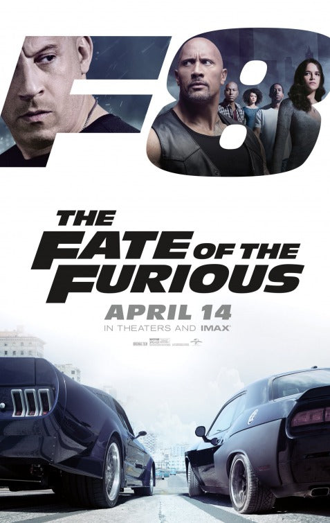 1000 piece jigsaw puzzle for the movie poster: The Fate of the Furious (2017) ver2