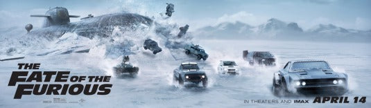 1000 piece jigsaw puzzle for the movie poster: The Fate of the Furious (2017) ver6