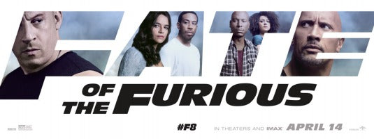 1000 piece jigsaw puzzle for the movie poster: The Fate of the Furious (2017) ver7
