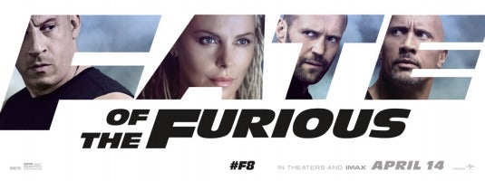 1000 piece jigsaw puzzle for the movie poster: The Fate of the Furious (2017) ver8