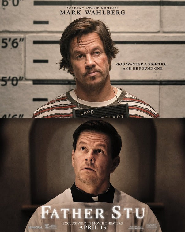 1000 piece jigsaw puzzle for the movie poster: Father Stu (2022)