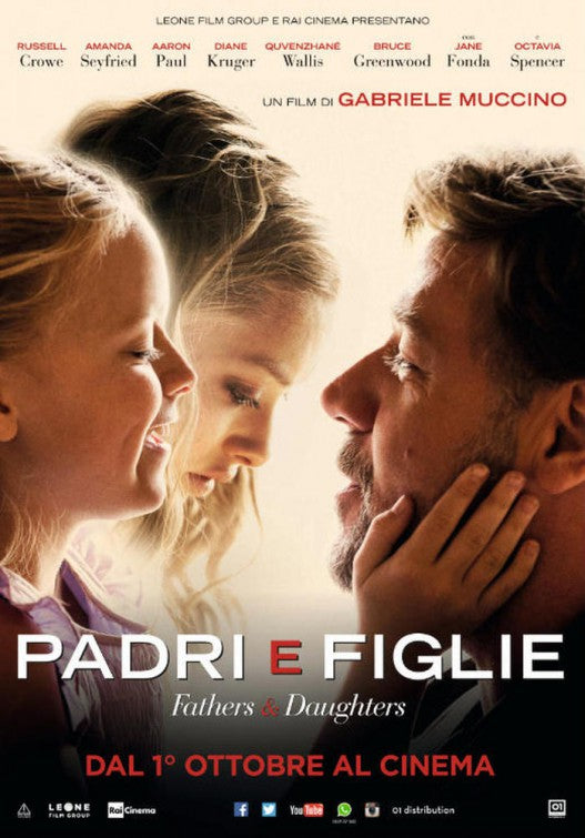 1000 piece jigsaw puzzle for the movie poster: Fathers and Daughters (2015)