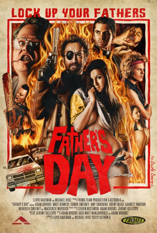 1000 piece jigsaw puzzle for the movie poster: Father's Day (2012)