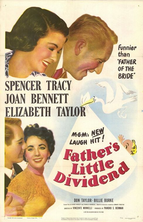 the movie poster: Father's Little Dividend (1951)