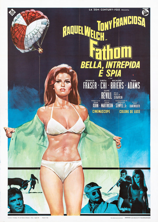 1000 piece jigsaw puzzle for the movie poster: Fathom (1967) ver6