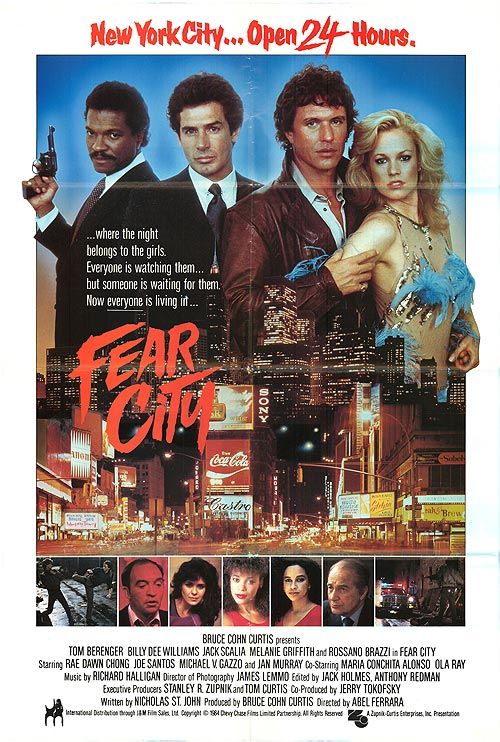 1000 piece jigsaw puzzle for the movie poster: Fear City (1984)