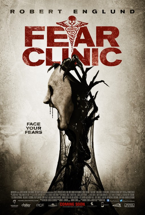 1000 piece jigsaw puzzle for the movie poster: Fear Clinic (2014)